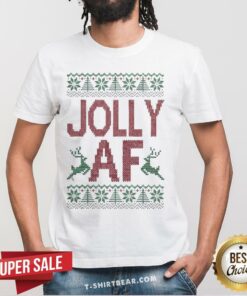 Grateful Jolly Af Ugly Christmas Shirt