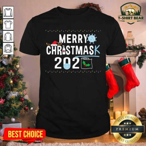 Grateful Merry Christmas 2929 Toilet Paper Mask Coronavirus Shirt