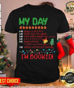 Grateful My Day I’m Booked Christmas Shirt