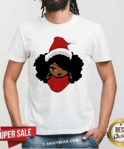 Grateful Santa Black Girl Christmas Shirt