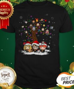 Harry Potter Characters Tree Of Life Snowflakes Christmas Shirt