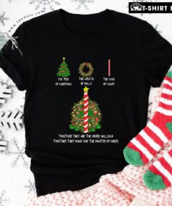 Harry Potter The Tree Of Christmas The Wreath Of Holly The Cane Of Candy T-Shirt