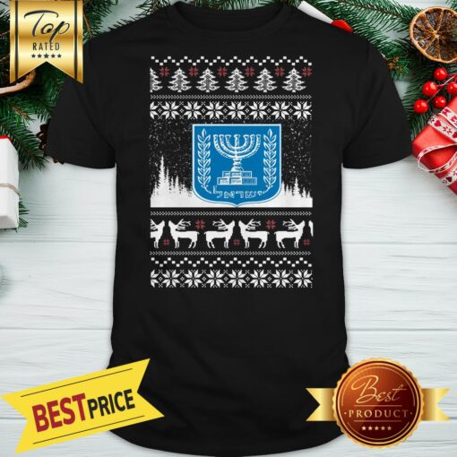 Israel Ministry Of Foreign Affairs Hanukkah Ugly Christmas Shirt