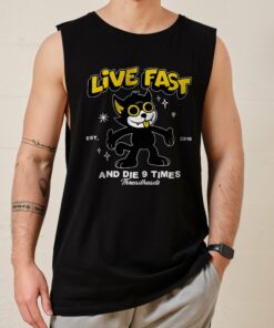 Live Fast and Die Nine Times Tank