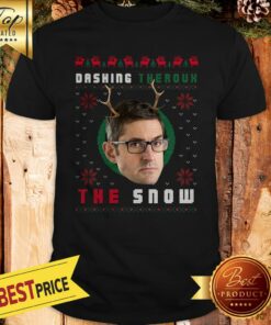 Louis Theroux Dashing Theroux The Snow Ugly Christmas Shirt