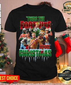 Lovely Twas The Fortnite Before Christmas Shirt