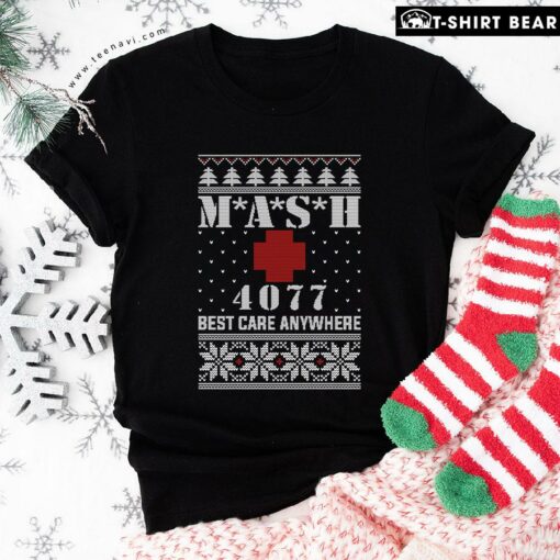 MASH 4077 Best Care Anywhere Christmas T-Shirt