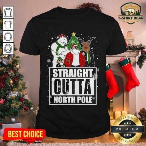 Marvelous Funny Christmas 2020 Straight Outta North Pole Shirt