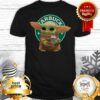 Nice Baby Yoda Hold Starbucks Logo Shirt