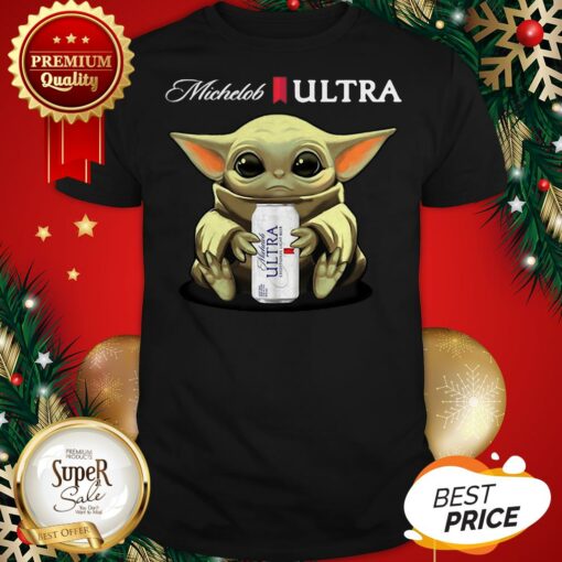 Nice Baby Yoda Hug Michelob Ultra Beer Shirt