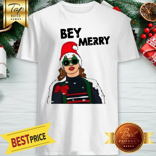 Nice Beyonce Bey Merry Christmas Shirt