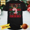 Nice Flamingo Reindeer Ugly Christmas Shirt