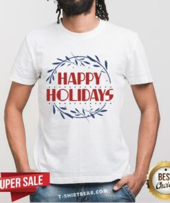 Nice Happy Holidays Merry Christmas Stars Shirt