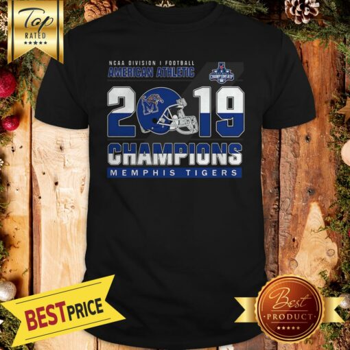 Nice Memphis Tigers Division Athletic Coast 2019 Champions Shirt