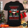 Nice Merry Fitmas And A Happy New Rear Gym Ugly Christmas Shirt