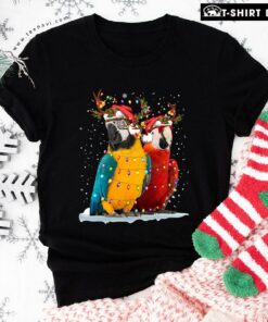 Nice Parrots With Christmas Ornament T-Shirt