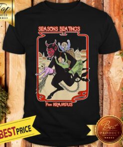 Nice Seasons Beatings From Krampus Christmas Shirt