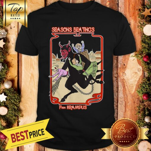 Nice Seasons Beatings From Krampus Christmas Shirt