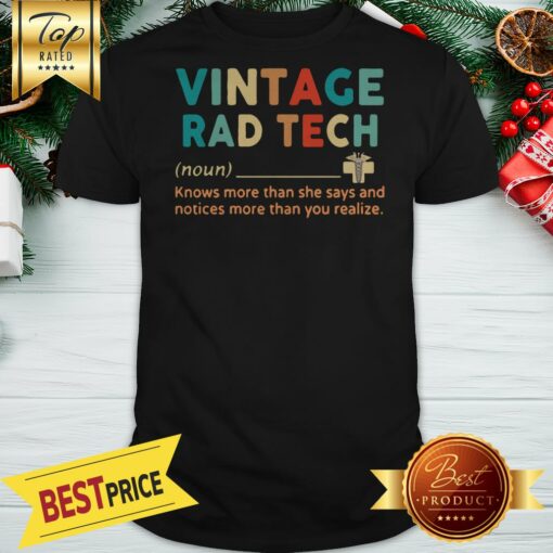 Nice Vintage Rad Tech Shirt