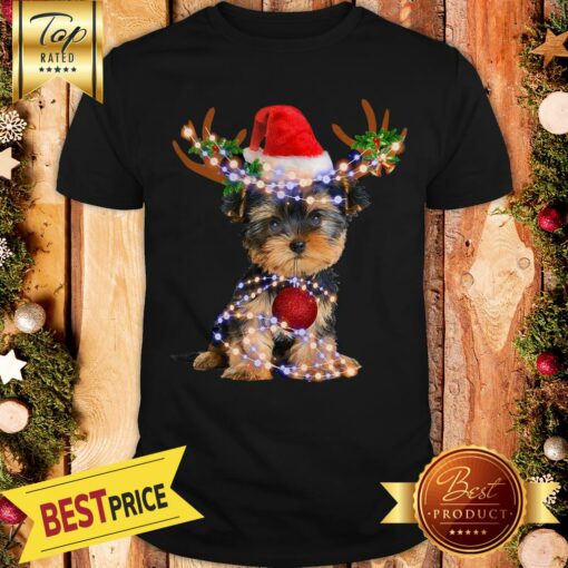 Nice Yorkie Christmas Shirt