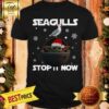 Official Baby Yoda Seagulls Stop Now Christmas Shirt