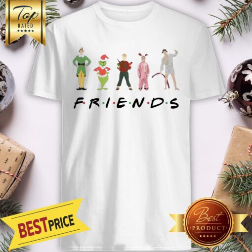 Official Christmas Grinch Kevin Friends Characters Elf shirt