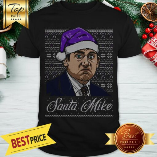 Official Michael Scott Santa Micke Ugly Christmas Shirt