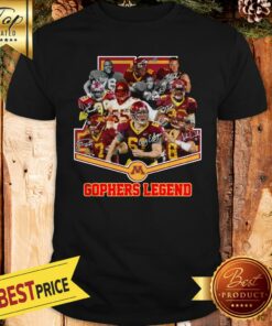 Official Minnesota Golden Gophers Legend Signatures Shirt