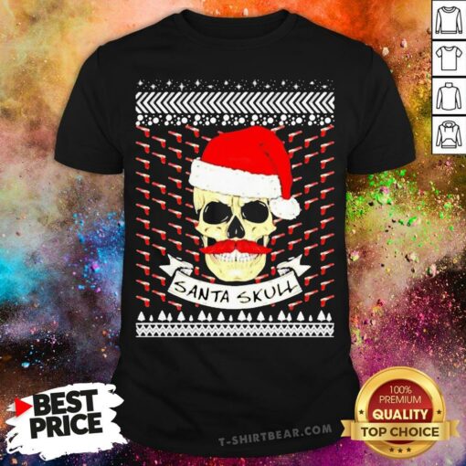 Official Santa Skull Ugly Christmas Shirt