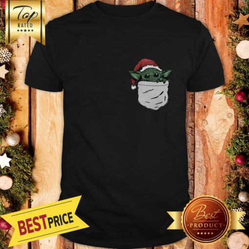 Official Santa Yoda Pocket Christmas Shirt