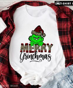 Original Merry Grinchmas Leopard Funny Grinch T-Shirt