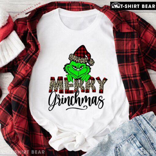 Original Merry Grinchmas Leopard Funny Grinch T-Shirt