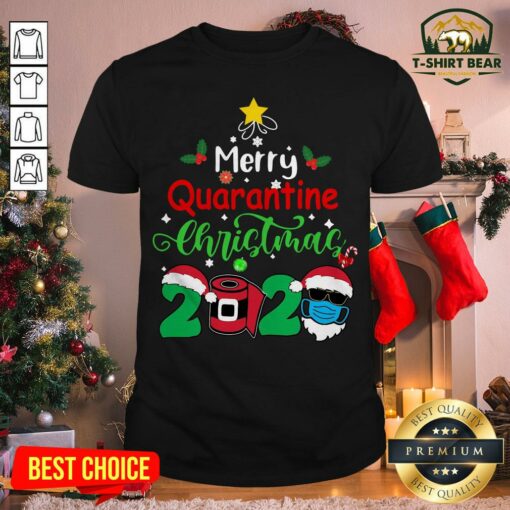 Original Merry Quarantine Christmas 2020 Toilet Paper Shirt