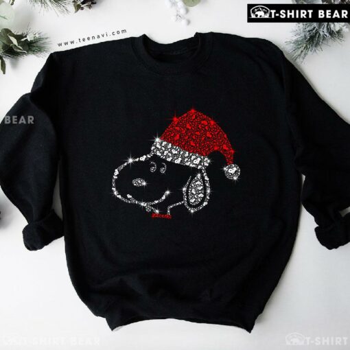 Peanuts Snoopy Santa Hat Christmas Sweatshirt