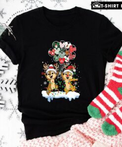 Perfect Merry Christmas Disney Balloon Chip And Dale T-Shirt