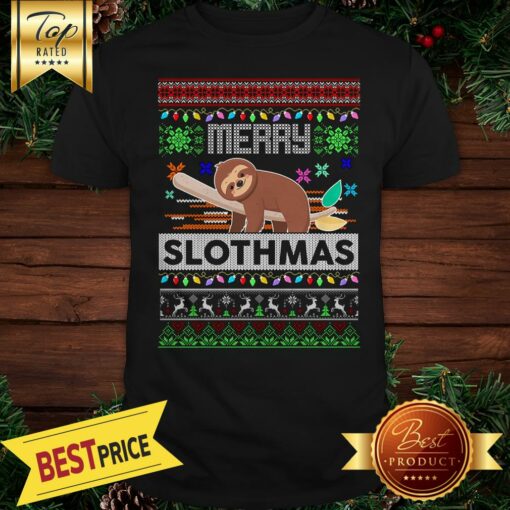 Pocket Slothmas Crewneck Christmas Decorations Shirt