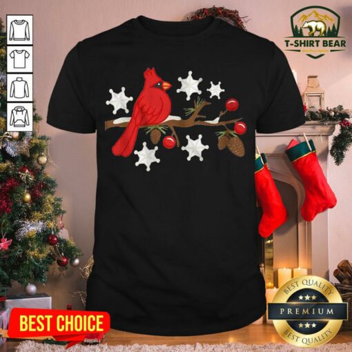 Premium Cardinal Personalized Christmas Shirt