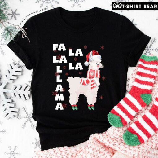 Pretty Fa La La La Llama Cute Llama Funny Christmas T-Shirt