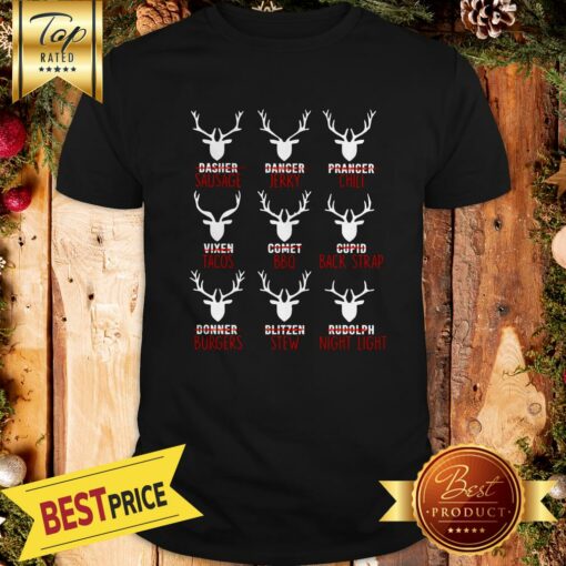 Pretty Funny Deer Shirt Hunters All of Santa’s Reindeer Shirt