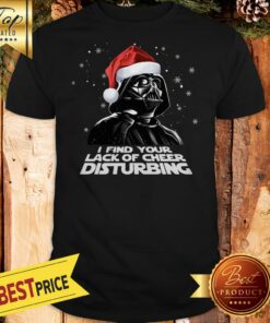 Santa I Find Your Lack Of Faith Disturbing Shirt