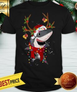 Shark Gorgeous Reindeer Christmas Shirt