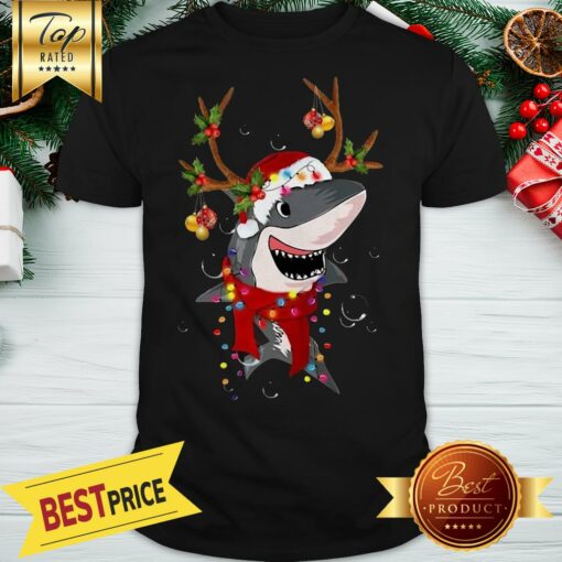 Shark Gorgeous Reindeer Christmas Shirt