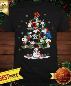 Snoopy Santa Christmas Tree Shirt