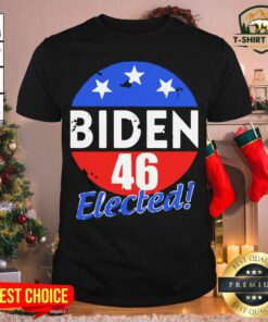 Top Joe Biden 46 Elected Celebrate Joe Biden 46th President Of America 2020 Winning Shirt
