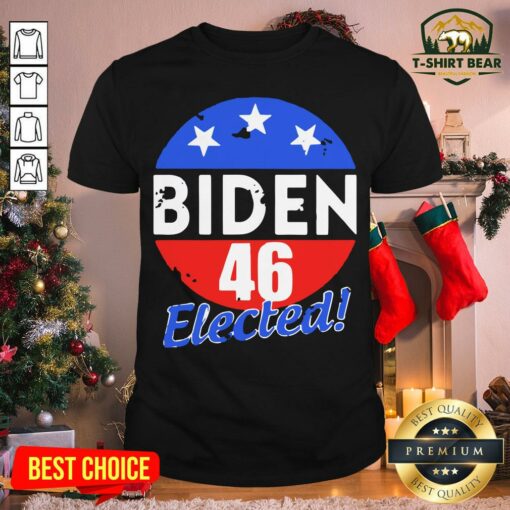 Top Joe Biden 46 Elected Celebrate Joe Biden 46th President Of America 2020 Winning Shirt