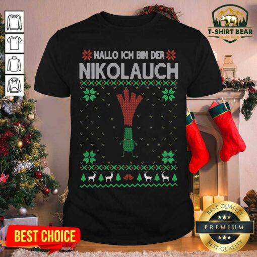 Top Merry Christmas Hallo Ich Bin Der Nikolaus Shirt