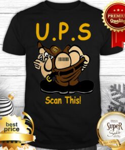 UPS Scan This Ass Barcode Shirt