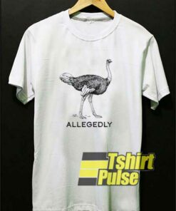 Vtg Allegedly Ostrich Parody shirt