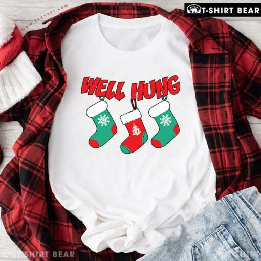 Well Hung Christmas Socks T-Shirt