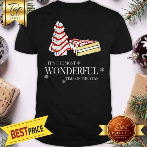 Wonderful Time Xmas Cake Shirt